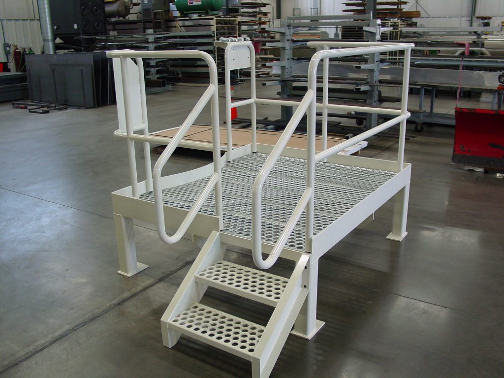 steel-platform-with-stairs